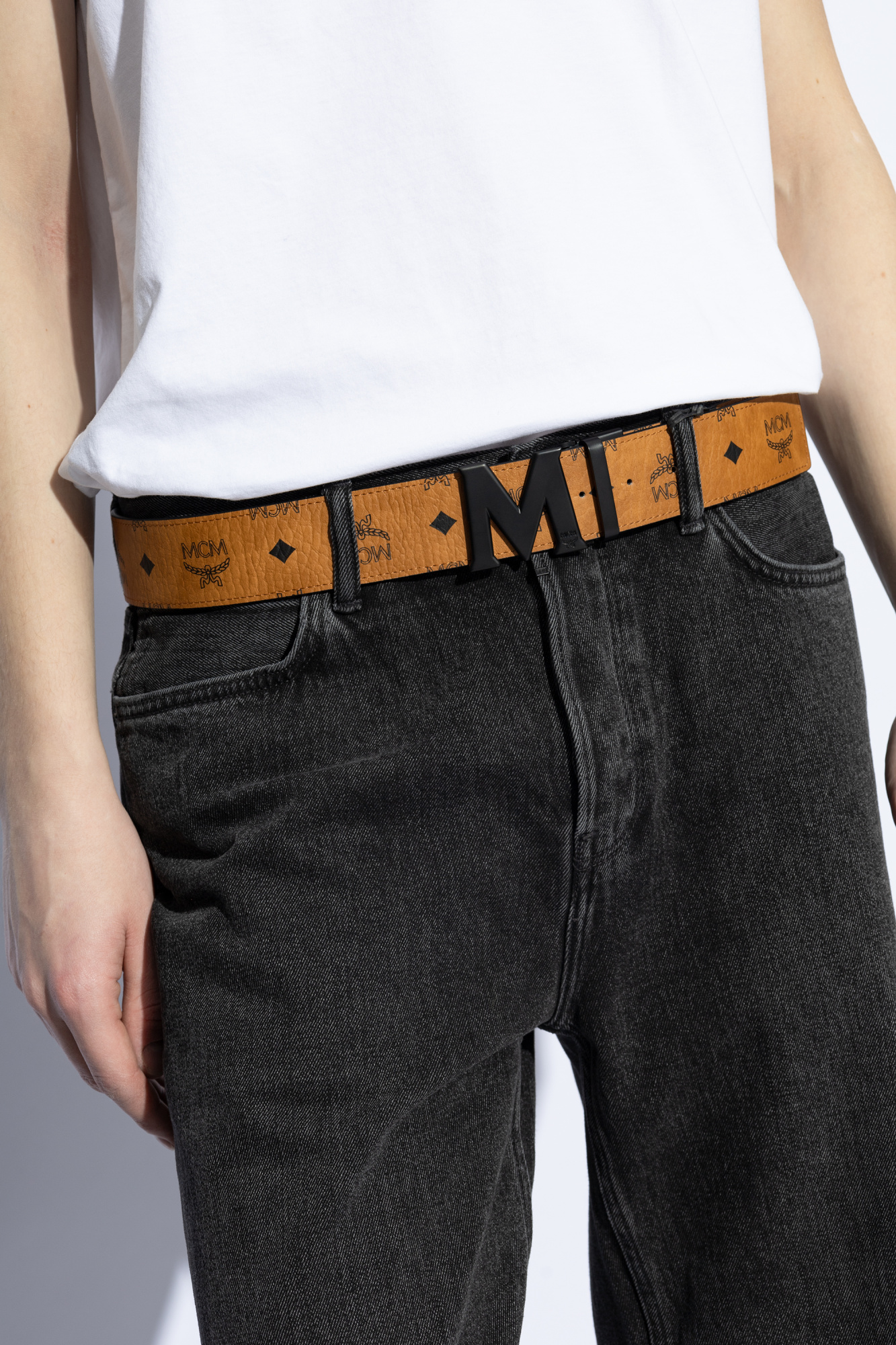 MCMのロゴ入りベルト MCM Belt with logo | Men's | Vitkac